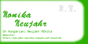 monika neujahr business card